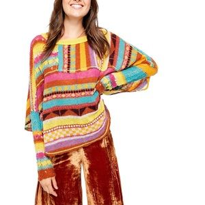 Free People December Skies Poncho